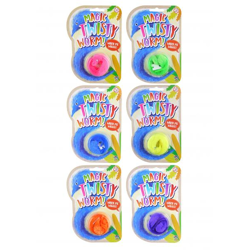 Twisty Wurm Spielzeug, 22 cm, 6 verschiedene Farben