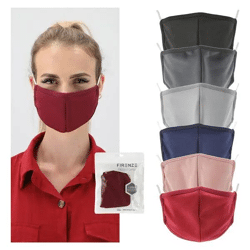 UNI 2 Mund-Nasen-Schutzmasken, Universelle Passform, 6er-Pack