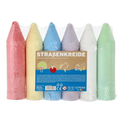 Urban Pavement Crayons: Extra Large, 6-Pack, Around 18cmH - SEO-Optimized Listing for Maximum Visibility