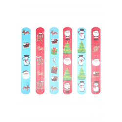 Verstellbare Weihnachtsarmbänder 22x3 cm, 6er Set in verschiedenen Designs