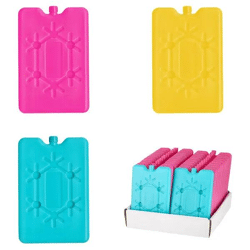 Vibrant Gel Ice Pack, Pack of 3, Small Size, Approx. 16x10x1cm: Multi-Colored Cooling Solution