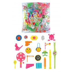 Vielseitige Spielzeugtasche, 20er Set, Farbenmix mit praktischem Tragegriff