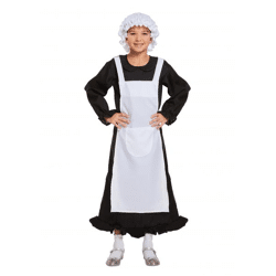 Viktorianisches Mädchenkostüm, mittel, 7–9 Jahre – historisches Kinderkostüm