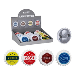 Vintage Flaschenöffner 4er Set - 8cm Retro-Design Bieröffner aus langlebigem Material