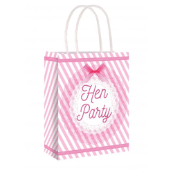 Vintage Tasche für Junggesellinnenabschied mit Handgriffen 22x18x8cm - Stilvolle Partytasche