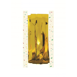 Vorhang Türfolie Gold 92x244 cm, 1,2 cm Geschnitten - Elegante Türvorhangfolie