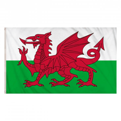 Wales flag, large 5 feet x 3 feet, robust and weatherproof