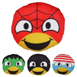 Weiches Plüschkissen im Superhelden-Design, 14 cm groß