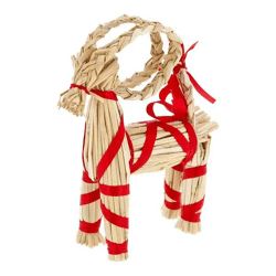 Weihnachtsbock, Stroh, M, ca. 20cmH