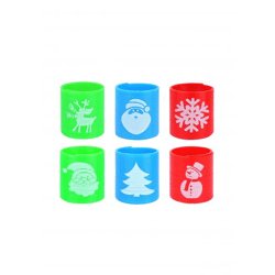 Weihnachtsleinen 3,5 cm, 3 Sorten Farben - Weihnachtsdekorationsset