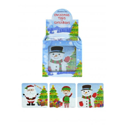 Weihnachtspuzzle 13cm x 12cm, 3 verschiedene Designs