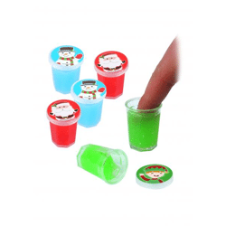 Weihnachtsschleim in verschiedenen Farben, 40 g, 7 x 2 cm – Weihnachts-Bastelgeschenk