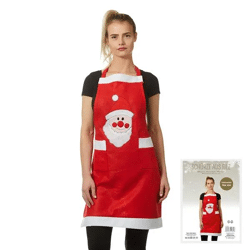 Weihnachtsschürze 'Filz Santa' – Perfekt für festliches Kochen & Backen