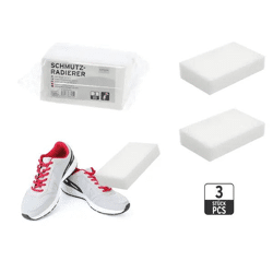 Weißer Schmutzradierer, 3er-Set, 11cm - Einfache Fleckenentfernung für Zuhause