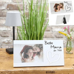 Weltbeste Mama Fotohalter 25x13 cm – Ideales Muttergeschenk