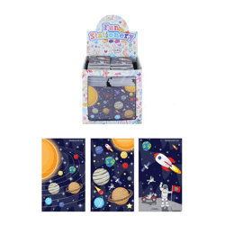 Weltraum-Notizbücher, 9,3 x 5,5 cm, 3 verschiedene Designs – kompakte Notizbücher für Sterngucker