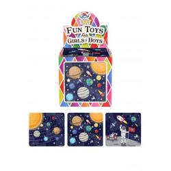 Weltraum-Puzzle, 13cm x 12cm, 3 verschiedene Motive - Lernspiele für Kinder