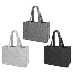 Werbefilztasche mit Henkel - Ca. 34cm x 24cm - Robust, Stilvoll, Vielseitig - Modell 3/S
