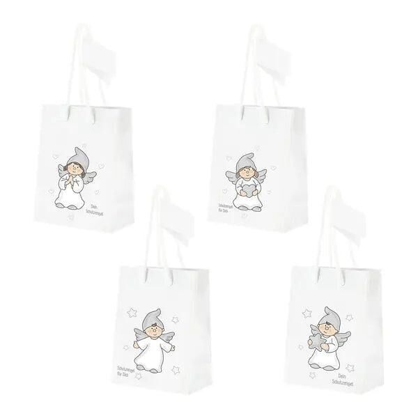 WERBUNG Mittelgro&szlig;e Schutzengel Geschenkt&uuml;ten, 4er-Set, ca. 23cm hoch