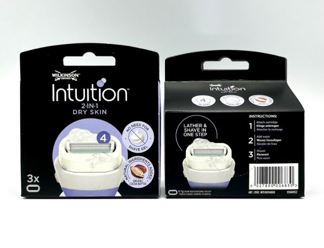 WILKINSON INTUITION DRY SKIN RASIERKLINGEN 3ER
