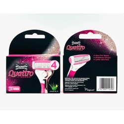 WILKINSON QUATTRO FOR WOMEN ROSEGOLD RASIERKLINGEN 3ER