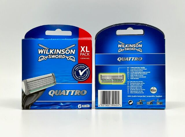 WILKINSON QUATTRO PLUS RASIERKLINGEN 6ER