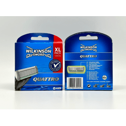 WILKINSON QUATTRO PLUS RASIERKLINGEN 6ER