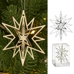 XL 3D-Sternhänger, 2er-Set, Durchmesser 15cm