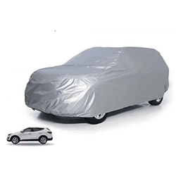 XXL Autoschutzhülle SUV groß Auto Abdeckung - Car Cover - Autoplane Silber Hülle Plane wasserdicht - für alle Arten von PKW / KFZ Autoa