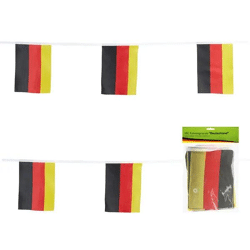 XXL Deutschland Fahnengirlande - Extra große Bunting für Events, Feiern, Partys und Dekorationen