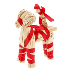 Yule Goat, Straw, S, approx. 12cmH