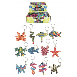 Zandtiere, 7-12 cm, 12Er-Pack in verschiedenen Farben - Sensorische Plüschtiere für Kinder