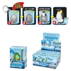 Zauberhafte Vogelfiguren im Ei, Sechserpack Mystische Pinguine - Sammelserie