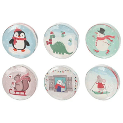 Zauberhaftes Handtuchset Winterfreunde, 6er-Pack - Festliche Heimtextilien