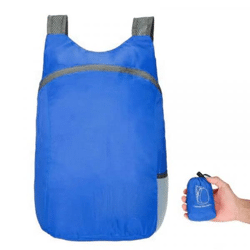 Zusammenklappbarer Rucksack in Blau
