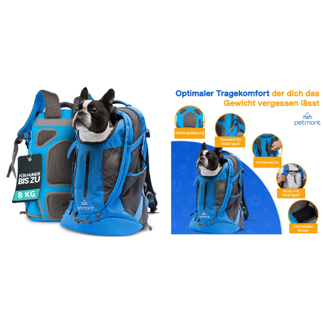 Hunderucksack Rucksack für Hunde Haustier-Rucksack Transporttasche Tiertransport-Tasche Restposten Mix