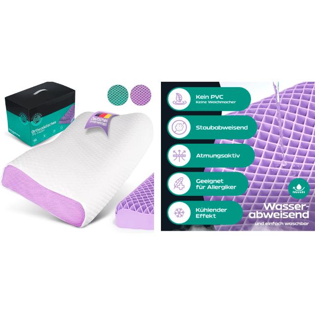 Kopfkissen aus TPE Orthopädisches Kissen Allergikergeeignet Kühlkissen Elastisch Schlafzimmer Nackenstützkissen Schlafkissen Restposten Mix