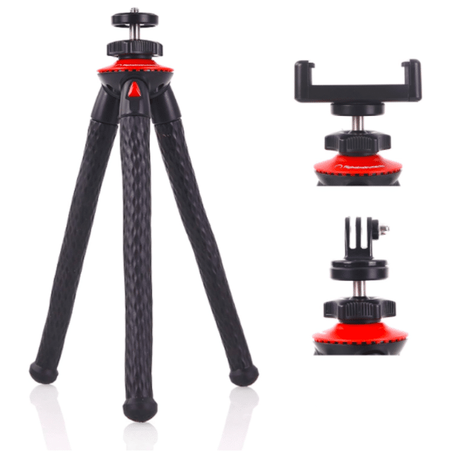 Stativ für Smartphone und Kamera Dreibein Tripod Flexible Handy Smartphone-Stativ Universal-Stativ Restposten Mix