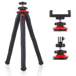 Stativ für Smartphone und Kamera Dreibein Tripod Flexible Handy Smartphone-Stativ Universal-Stativ Restposten Mix