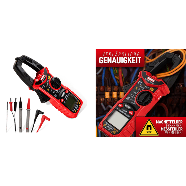 Stromzange Multimeter mit Stromzange Zangenmessgerät AC/DC-Strommesszange Messzange für Elektrik Spannungsprüfzange Restposten Mix