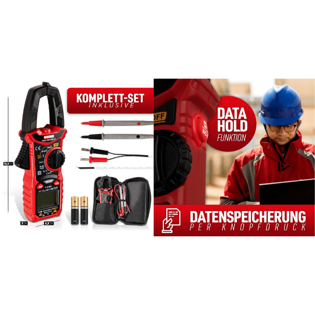 Stromzange Multimeter mit Stromzange Zangenmessgerät AC/DC-Strommesszange Messzange für Elektrik Spannungsprüfzange Restposten Mix