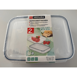 Hedura Aufschnittdose 2-Etagen