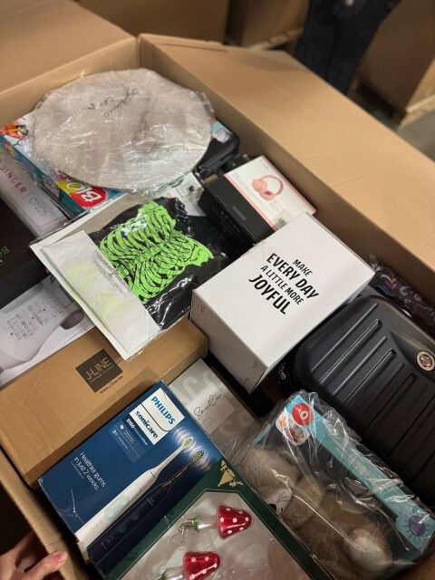 Ab 350 €: MIX-Palette mit Retouren – Haushaltswaren, Elektronik, Kinderartikel & Markenprodukte