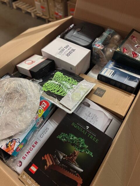 Ab 350 €: MIX-Palette mit Retouren – Haushaltswaren, Elektronik, Kinderartikel & Markenprodukte