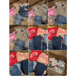 9 € / kg – Posten 1575 kg Markenkleidung (Mix, Kategorie C, Second-Hand, Nike, Adidas, Tommy Hilfiger u. a.)