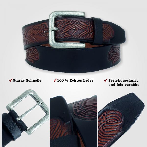 Büffel- Gravurgürtel