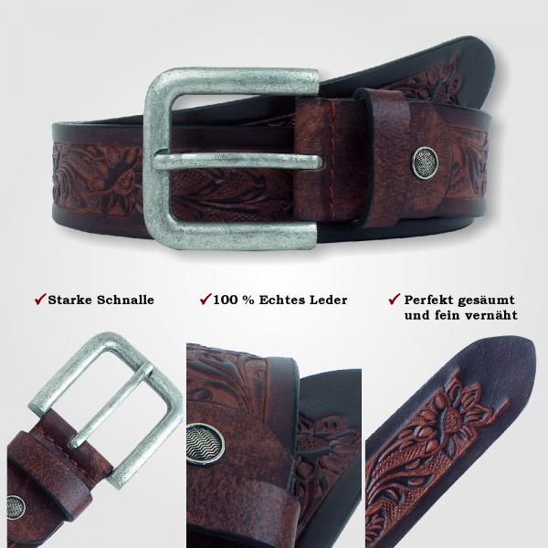Buffalo engraving belt