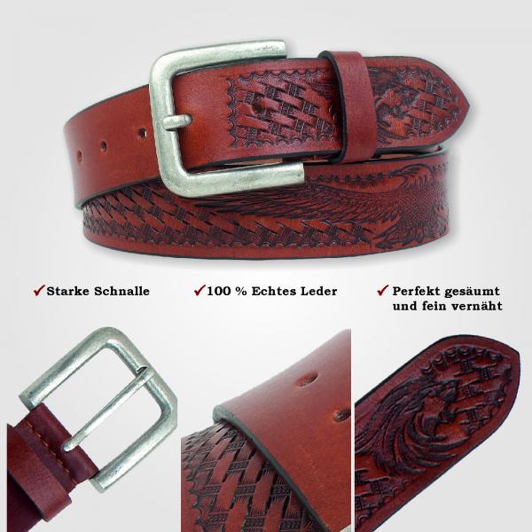 Büffel- Gravurgürtel