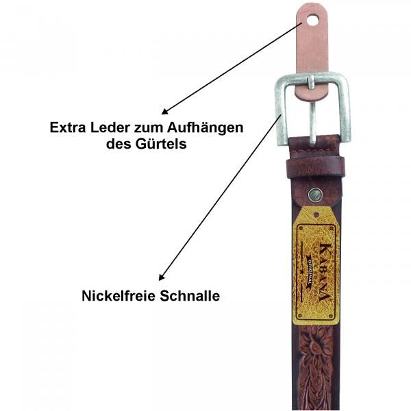 Buffalo engraving belt