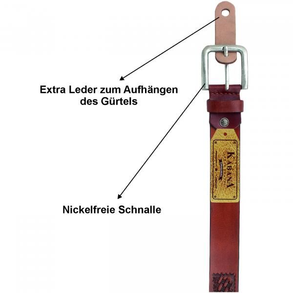 Büffel- Gravurgürtel